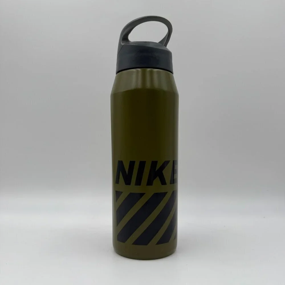 Nike SS Hypercharge Chug Olive Green Bottle 32oz
